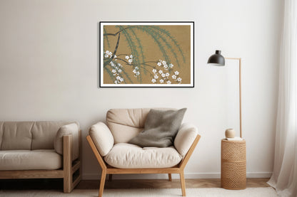 Plakat  Blossoms, Sekka Japoński Vintage do Salonu