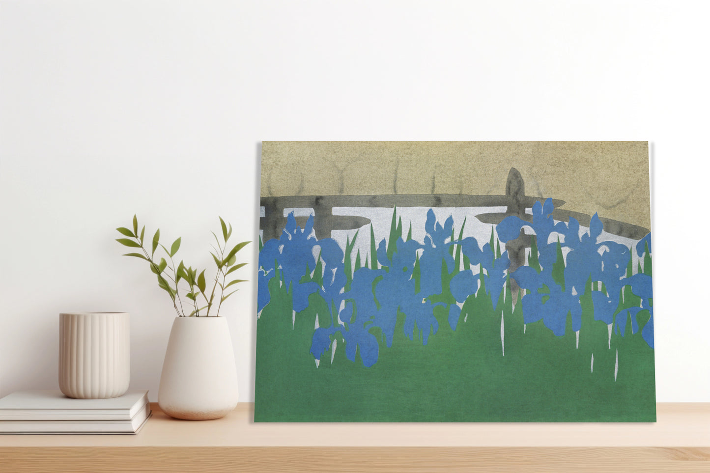 Obraz  Irises, Sekka Japoński Vintage do Salonu