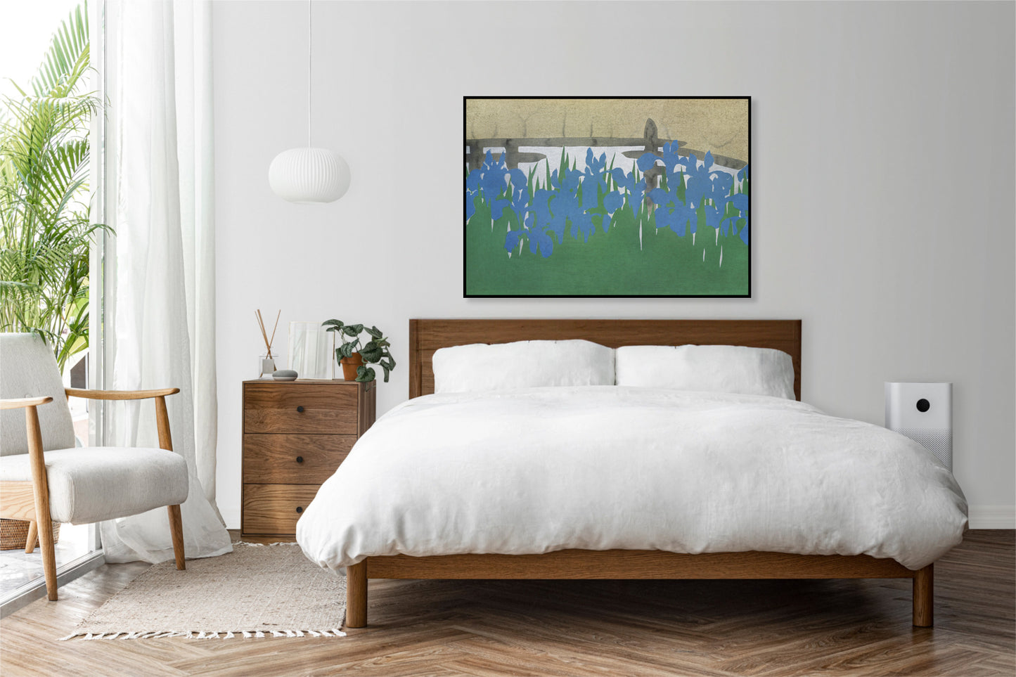 Plakat  Irises, Sekka Japoński Vintage do Salonu