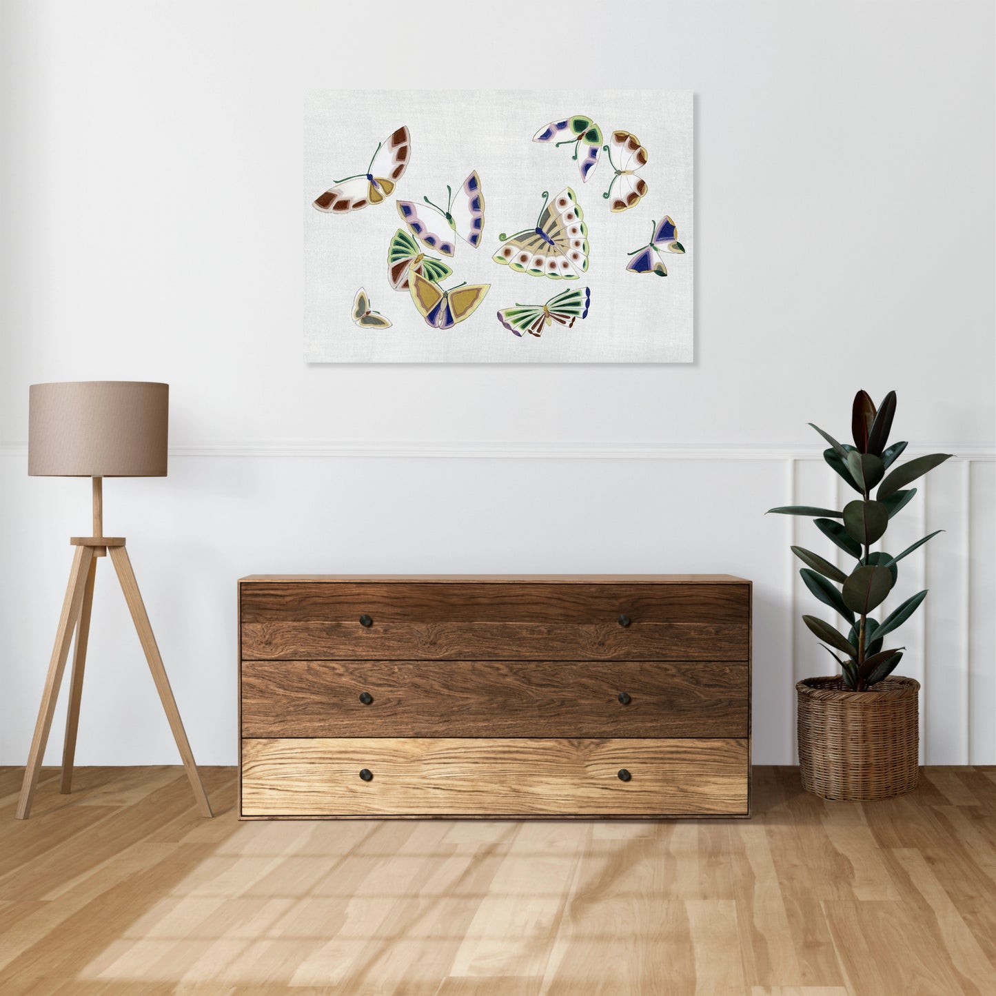 Obraz  Butterfly 16, Sekka Japoński Vintage do Salonu