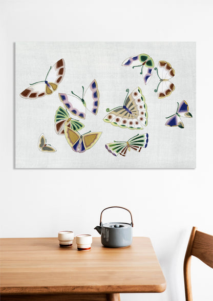 Obraz  Butterfly 16, Sekka Japoński Vintage do Salonu
