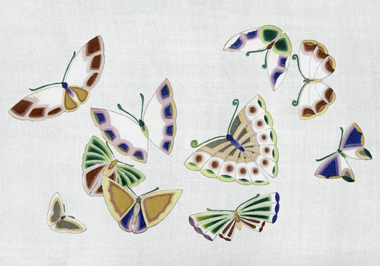 Plakat  Butterfly 16, Sekka Japoński Vintage do Salonu