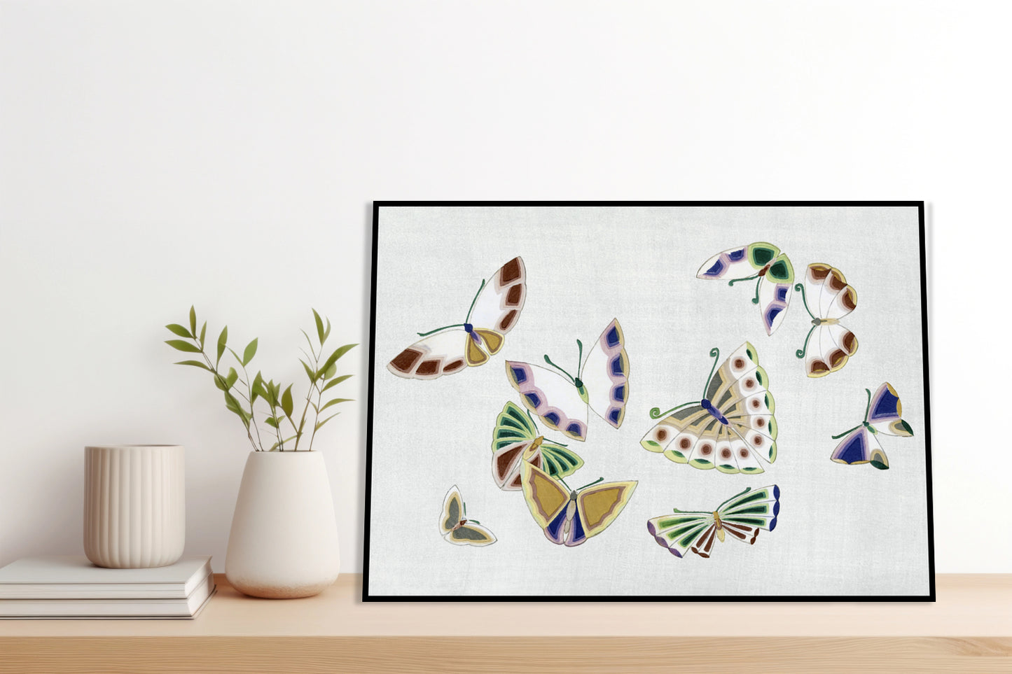 Plakat  Butterfly 16, Sekka Japoński Vintage do Salonu