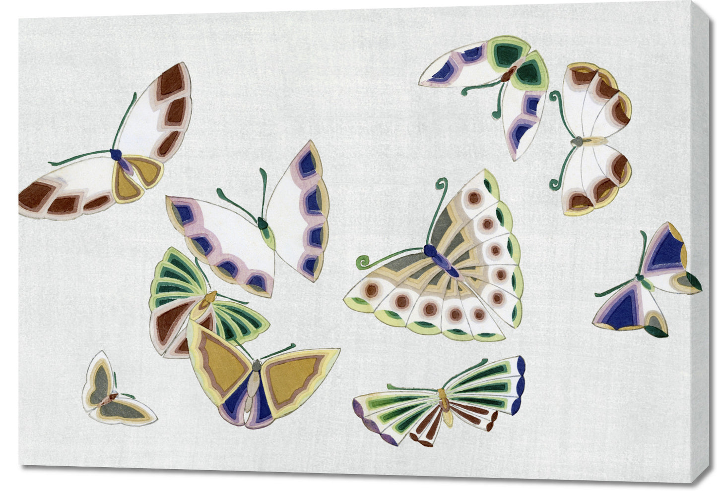Obraz  Butterfly 16, Sekka Japoński Vintage do Salonu