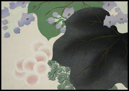 Plakat  Flowers 2 , Sekka Japoński Vintage do Salonu