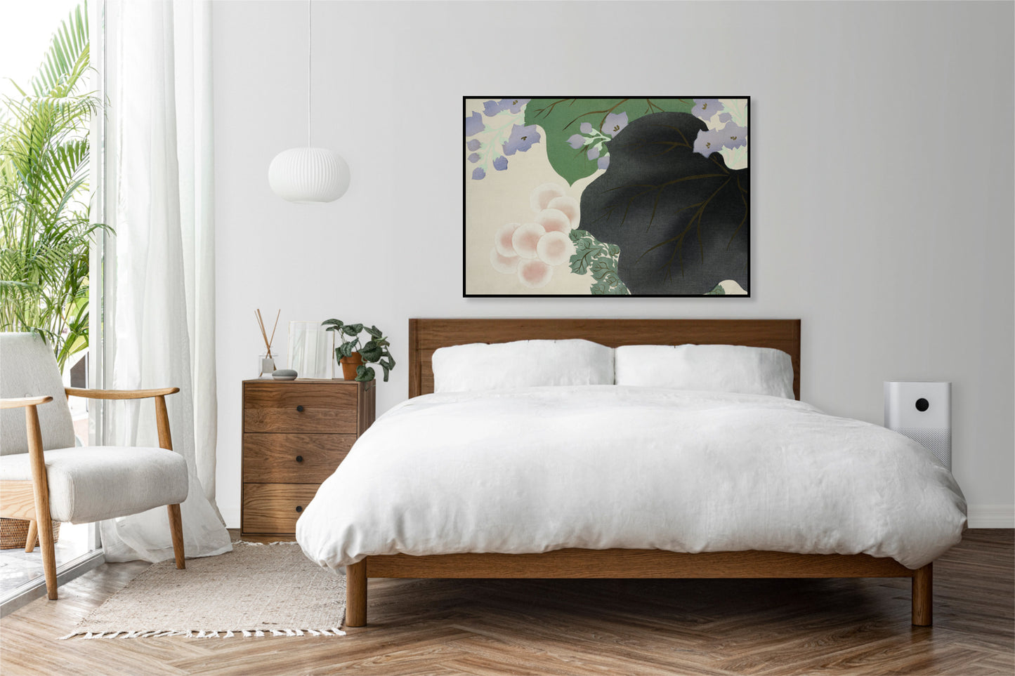 Plakat  Flowers 2 , Sekka Japoński Vintage do Salonu