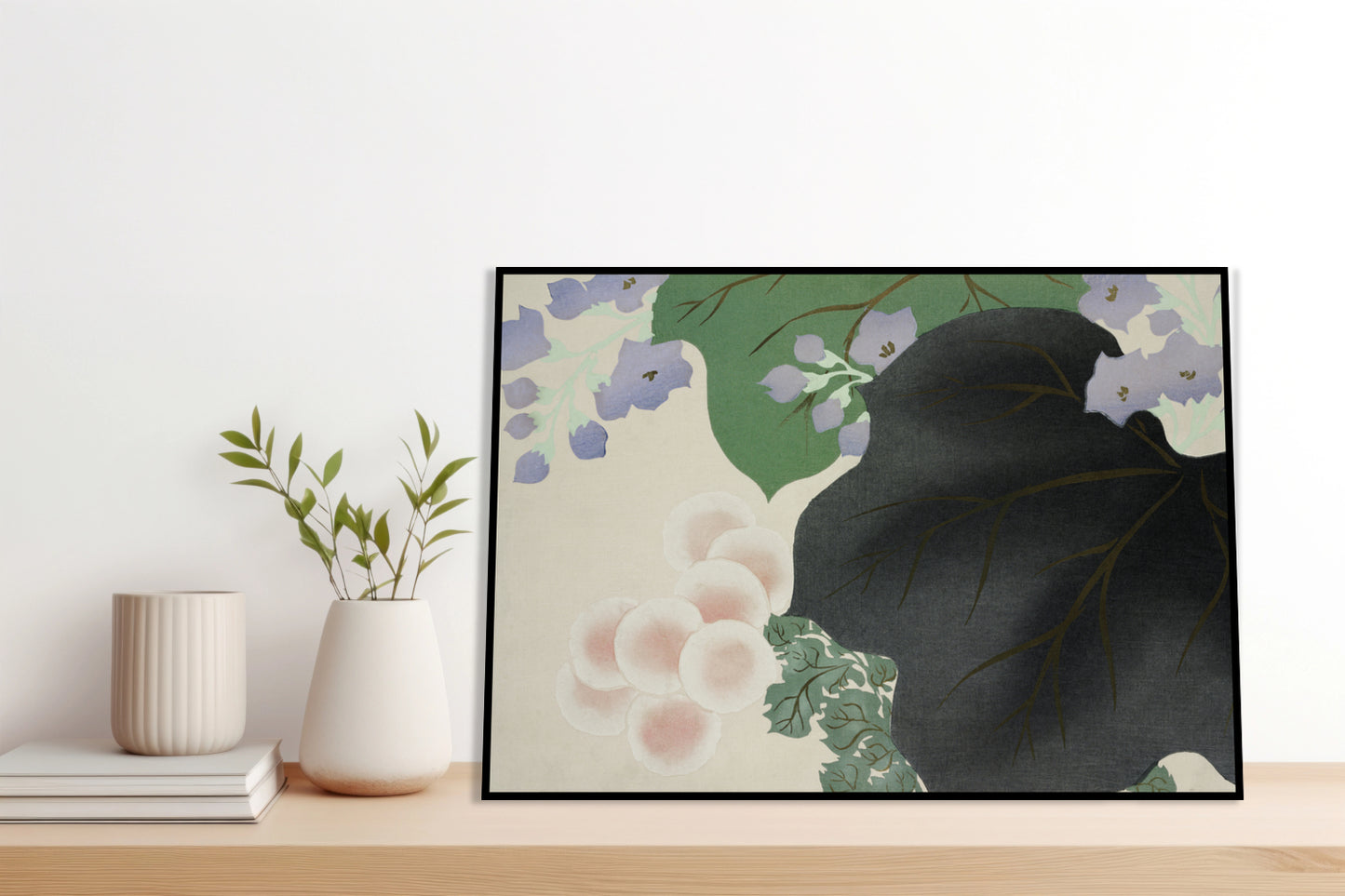 Plakat  Flowers 2 , Sekka Japoński Vintage do Salonu