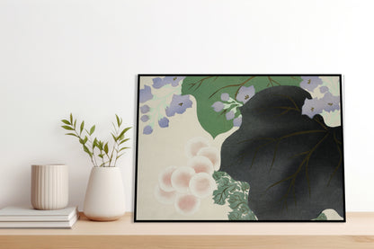 Plakat  Flowers 2 , Sekka Japoński Vintage do Salonu