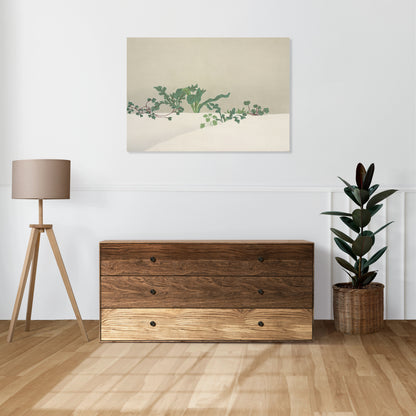 Obraz  Green Plants, Sekka Japoński Vintage do Salonu