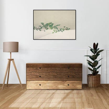 Plakat  Green Plants, Sekka Japoński Vintage do Salonu