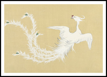 Plakat  Bird, Sekka Japoński Vintage do Salonu
