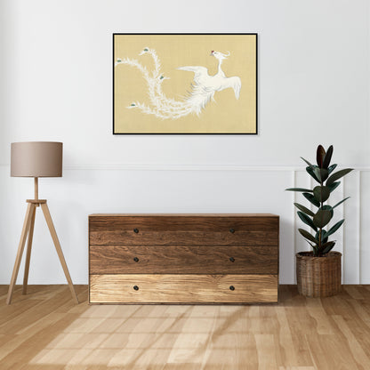 Plakat  Bird, Sekka Japoński Vintage do Salonu