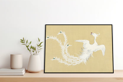 Plakat  Bird, Sekka Japoński Vintage do Salonu