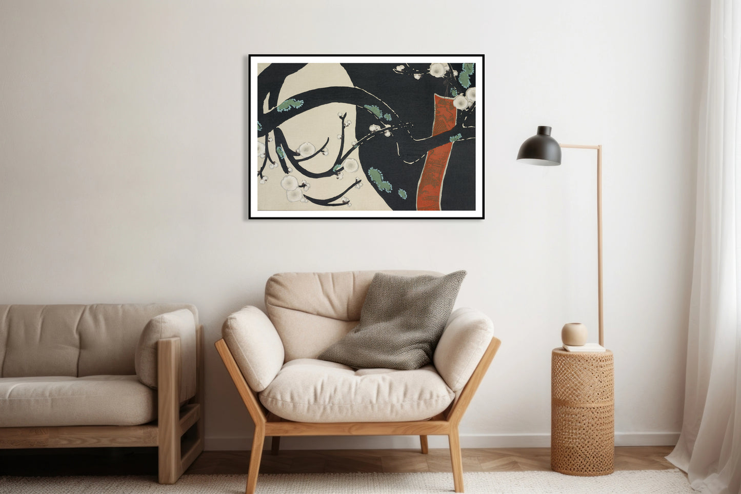 Plakat  Tree, Sekka Japoński Vintage do Salonu