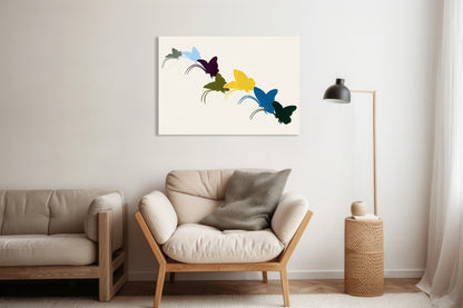 Obraz  Butterfly 18, Sekka Japoński Vintage do Salonu