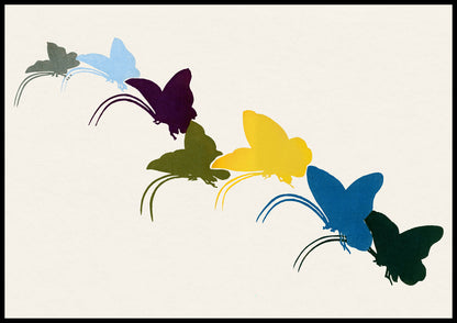 Plakat  Butterfly 18, Sekka Japoński Vintage do Salonu
