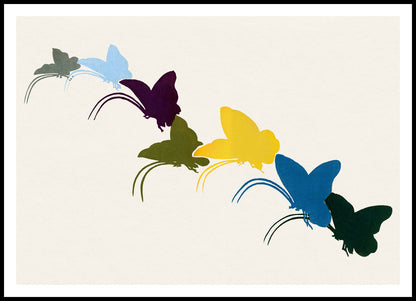 Plakat  Butterfly 18, Sekka Japoński Vintage do Salonu