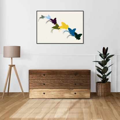 Plakat  Butterfly 18, Sekka Japoński Vintage do Salonu