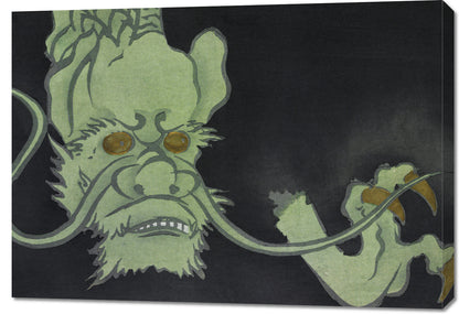 Obraz  Golden Eyed Monster, Sekka Japoński Vintage