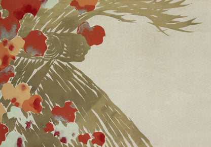 Plakat  Flowers 3, Sekka Japoński Vintage do Salonu