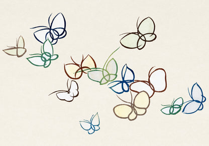 Plakat  Butterfly 19, Sekka Japoński Vintage do Salonu