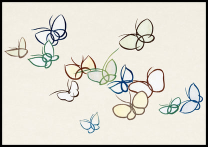 Plakat  Butterfly 19, Sekka Japoński Vintage do Salonu
