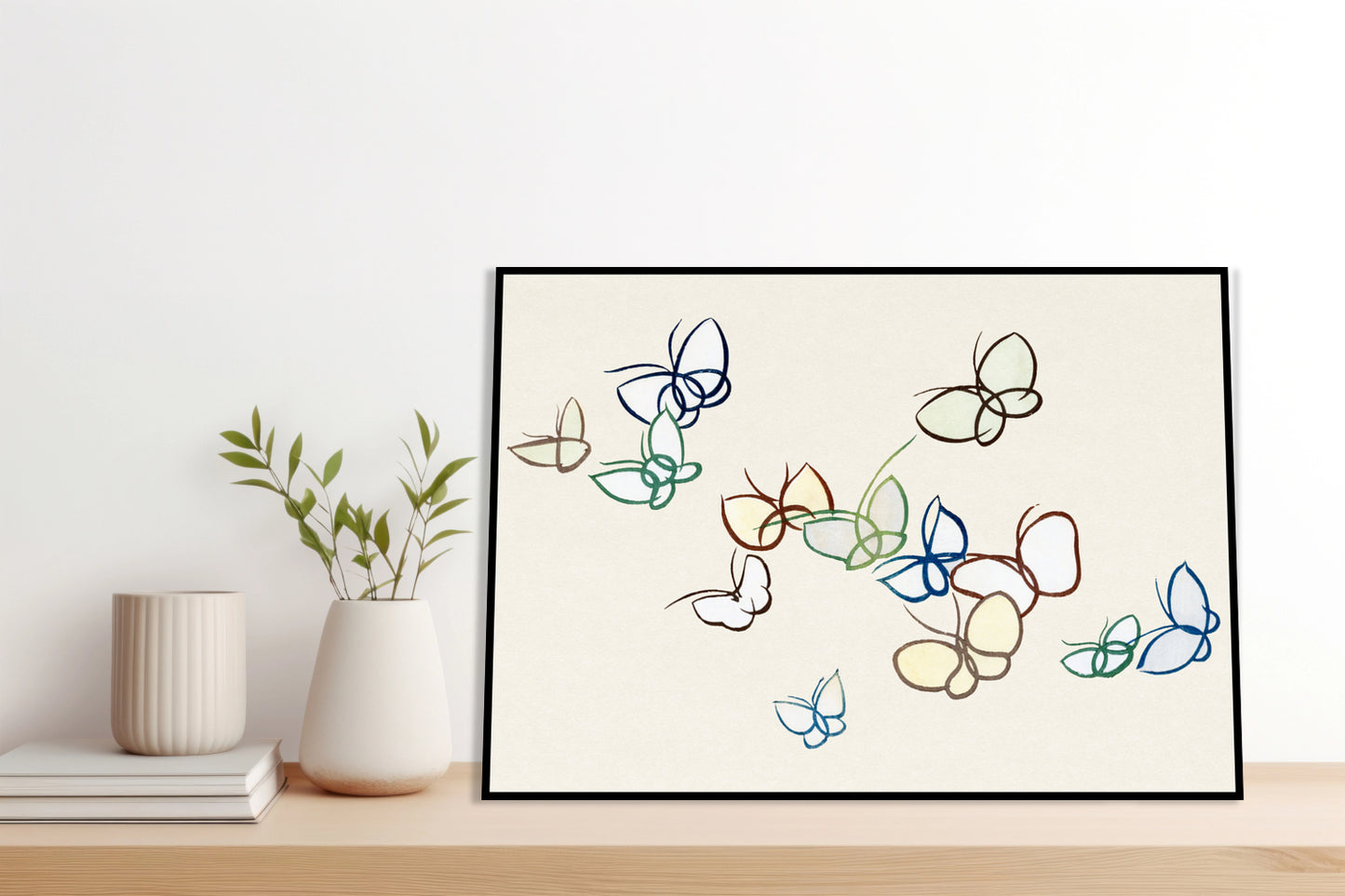 Plakat  Butterfly 19, Sekka Japoński Vintage do Salonu