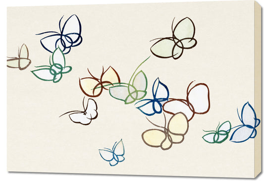 Obraz  Butterfly 19, Sekka Japoński Vintage do Salonu
