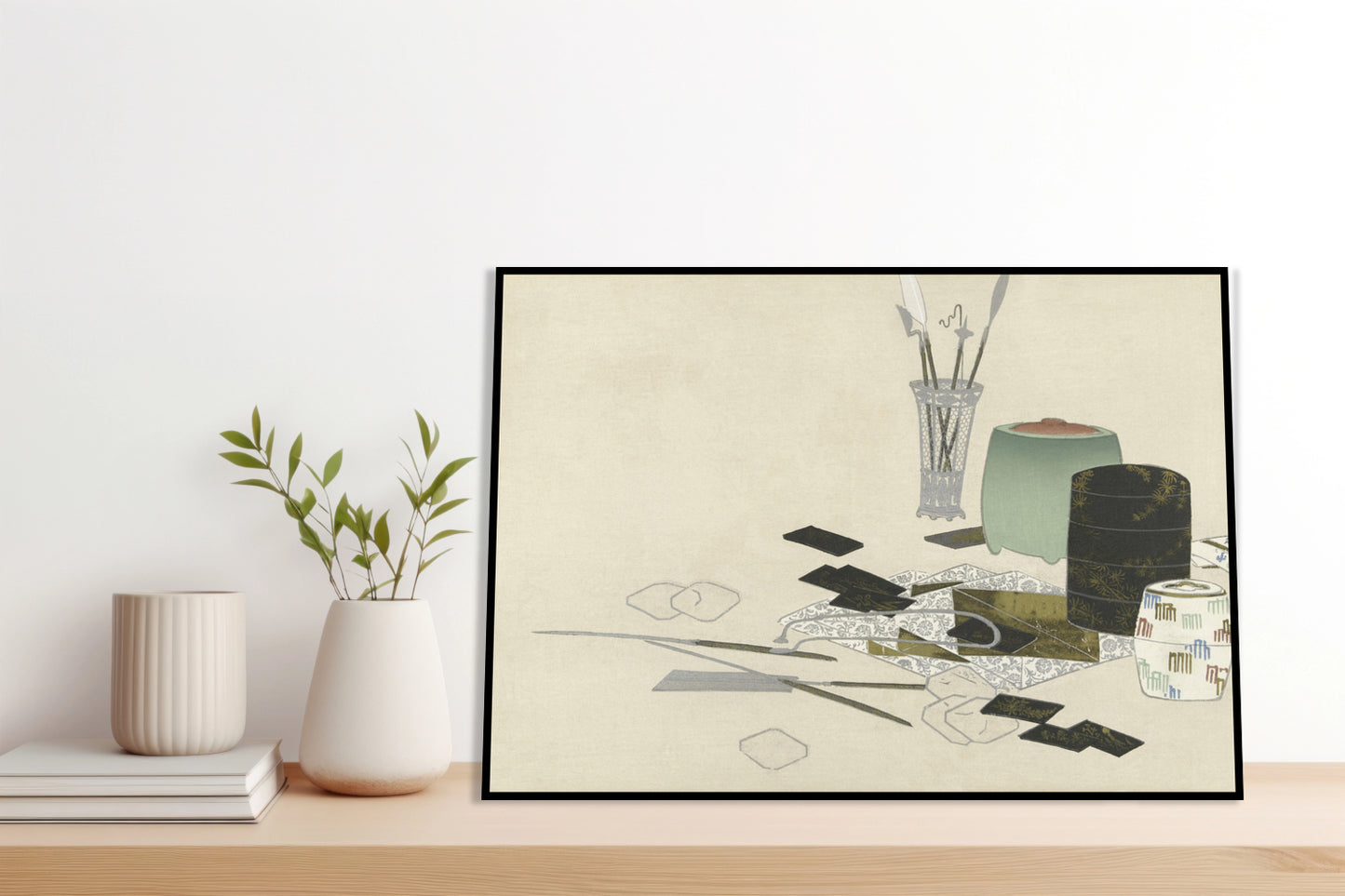 Plakat  Art Supplies, Sekka Japoński Vintage do Salonu
