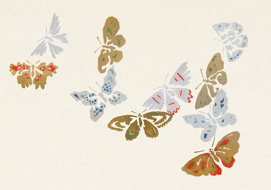 Plakat  Butterfly 20, Sekka Japoński Vintage do Salonu