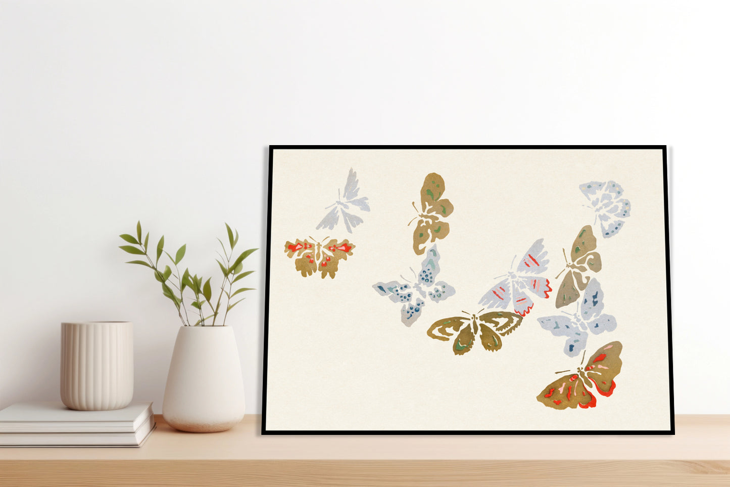 Plakat  Butterfly 20, Sekka Japoński Vintage do Salonu