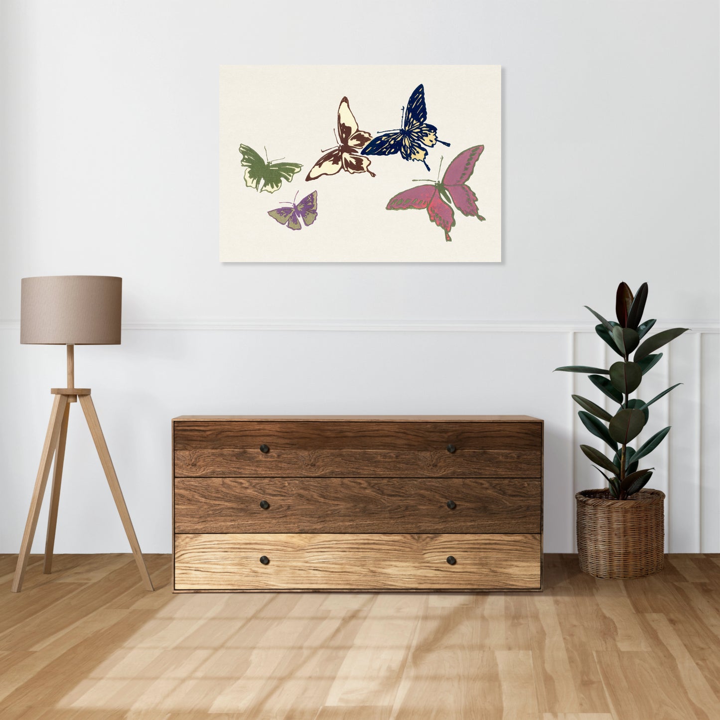 Obraz  Butterfly 21, Sekka Japoński Vintage do Salonu