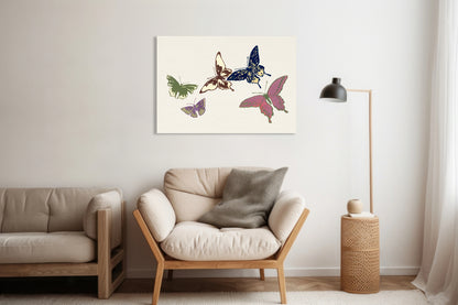 Obraz  Butterfly 21, Sekka Japoński Vintage do Salonu