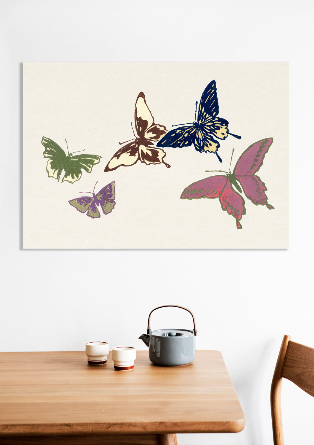 Obraz  Butterfly 21, Sekka Japoński Vintage do Salonu