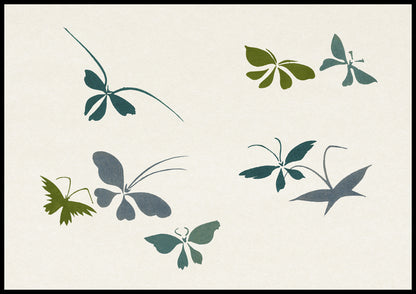 Plakat  Butterfly 23, Sekka Japoński Vintage do Salonu