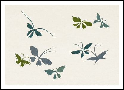 Plakat  Butterfly 23, Sekka Japoński Vintage do Salonu