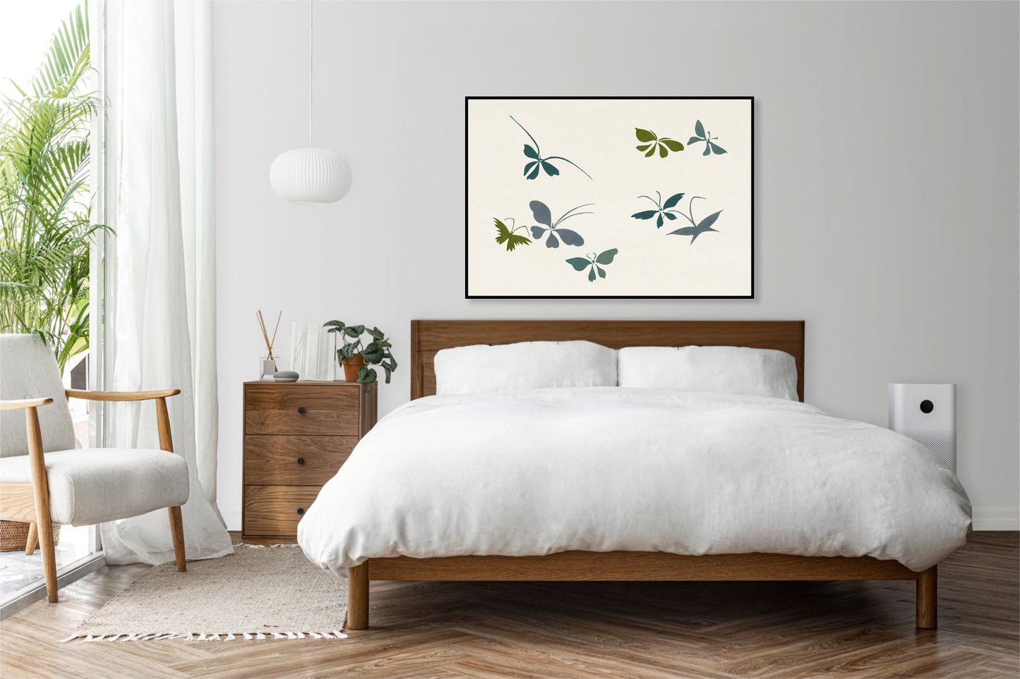 Plakat  Butterfly 23, Sekka Japoński Vintage do Salonu