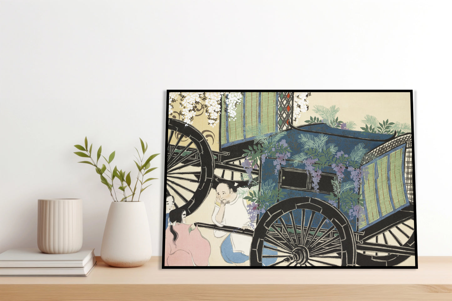 Plakat  Wagon, Sekka Japoński Vintage do Salonu