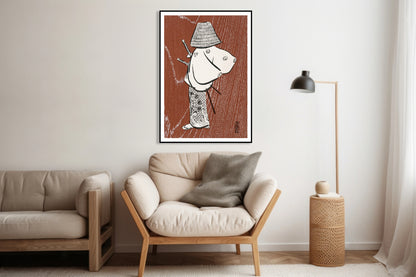 Plakat  Samurai, Sekka Japoński Vintage do Salonu