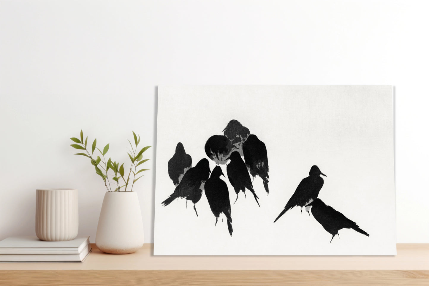 Obraz  Crows, Seitei Japoński Vintage do Salonu