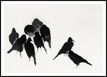 Plakat  Crows, Seitei Japoński Vintage do Salonu