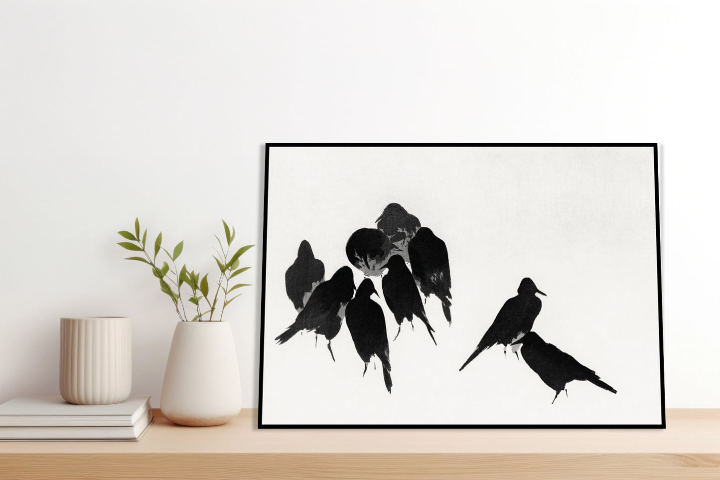 Plakat  Crows, Seitei Japoński Vintage do Salonu