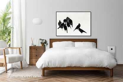 Plakat  Crows, Seitei Japoński Vintage do Salonu