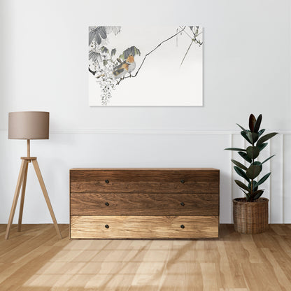 Obraz  Two Sparrows, Seitei Japoński Vintage