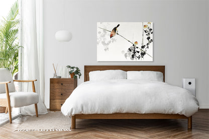 Obraz  Swallow Bird, Seitei Japoński Vintage do Salonu