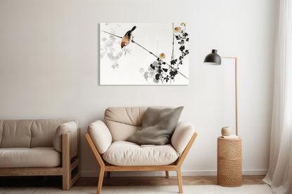 Obraz  Swallow Bird, Seitei Japoński Vintage do Salonu