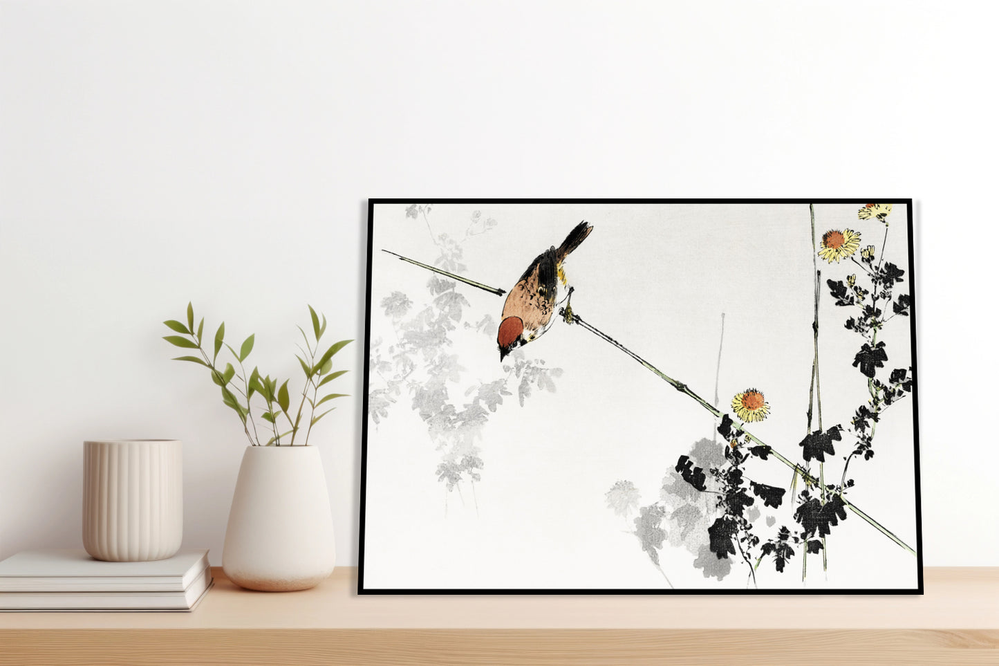 Plakat  Swallow Bird, Seitei Japoński Vintage do Salonu