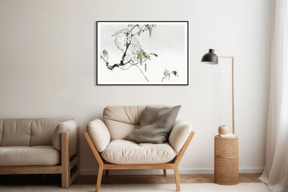 Plakat  White Cockatoo, Seitei Japoński Vintage