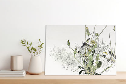 Obraz  Wild Dandelions, Seitei Japoński Vintage
