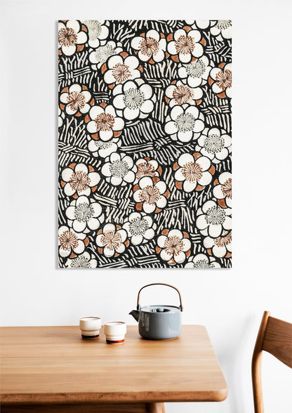 Obraz  Floral Pattern, Bijutsukai Japoński Vintage